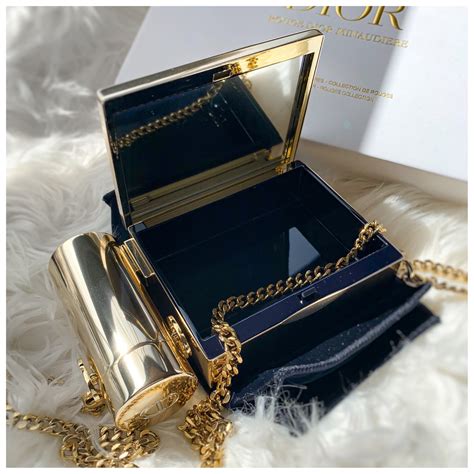 dior lipstick clutch|christian dior lipstick set bag.